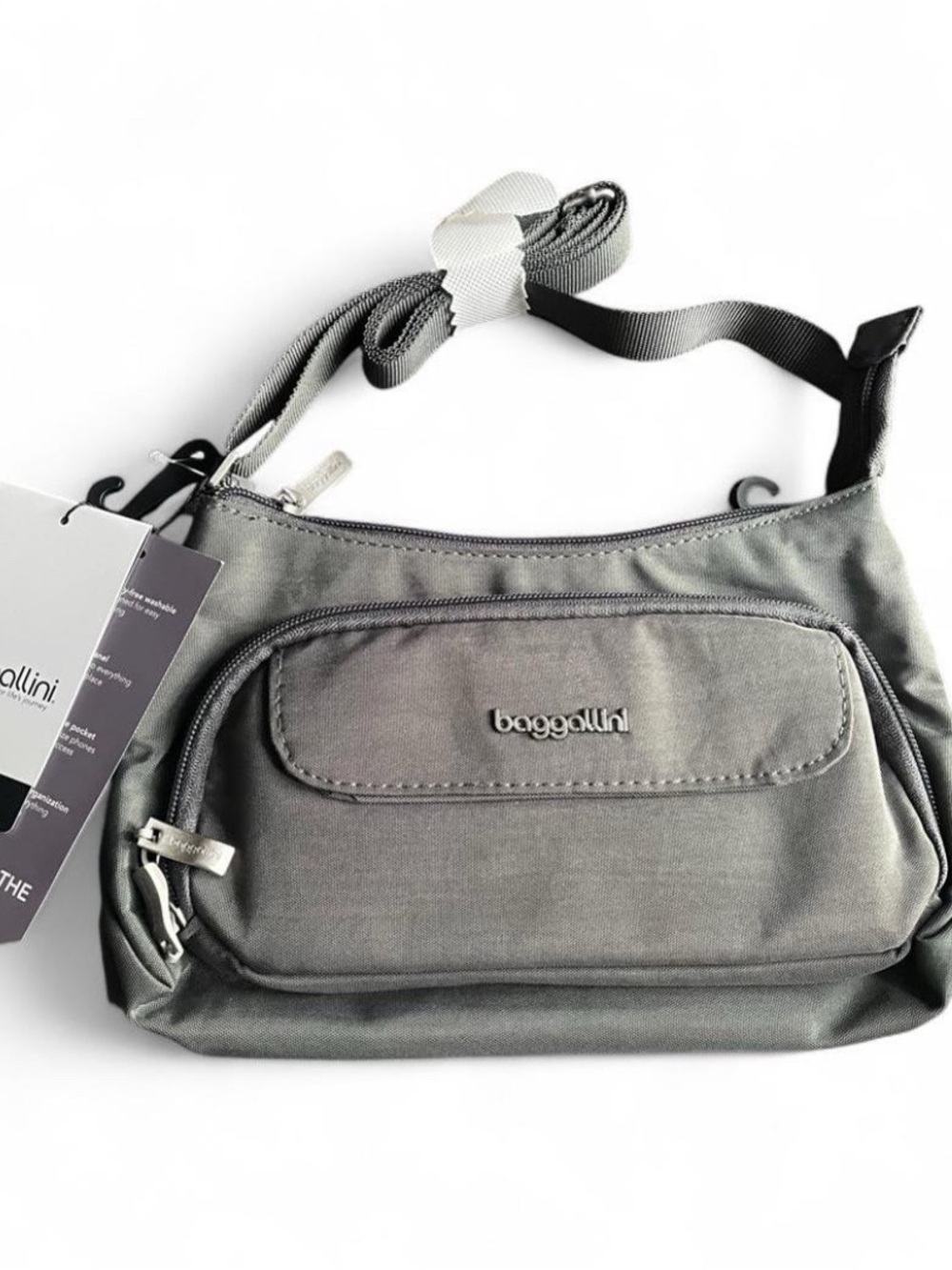 Baggallini Slate Gray Crossbody Bag